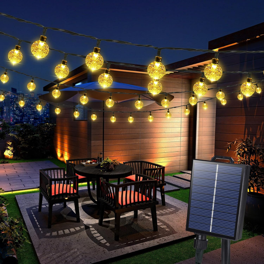 Luces de Decoración con Panel Solar