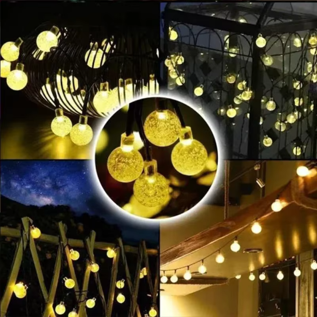 Luces de Decoración con Panel Solar
