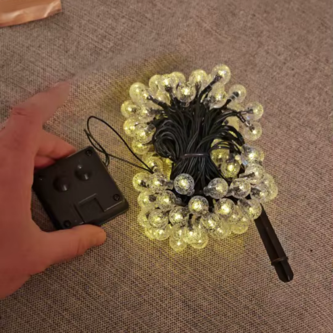 Luces de Decoración con Panel Solar
